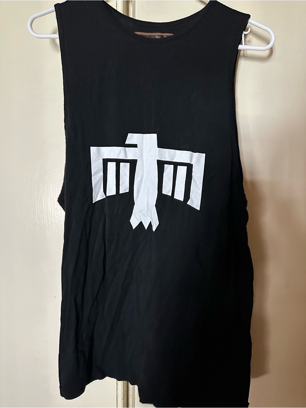 License to boot thunderbird graphic western Aztec geometric tank top